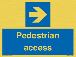 Pedestrian access